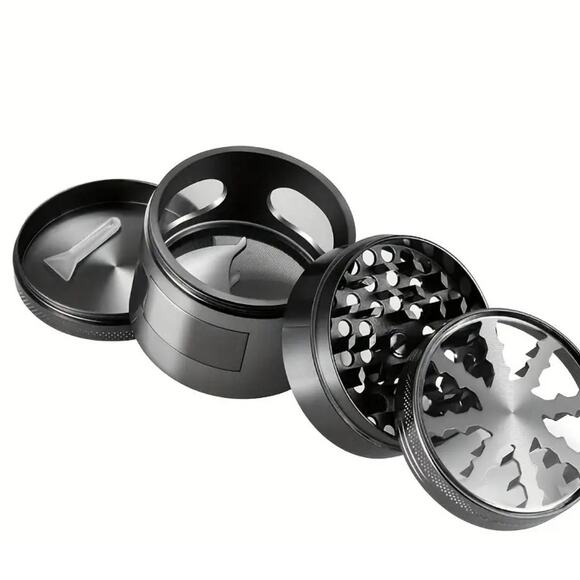 Mini Spice Herb Grinder -4-layer Zinc Alloy - Picture 2 of 9